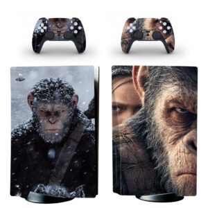 War for the Planet of the Apes PS5 Skin Sticker Decal