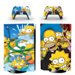 The Simpsons PS5 Skin Sticker Decal