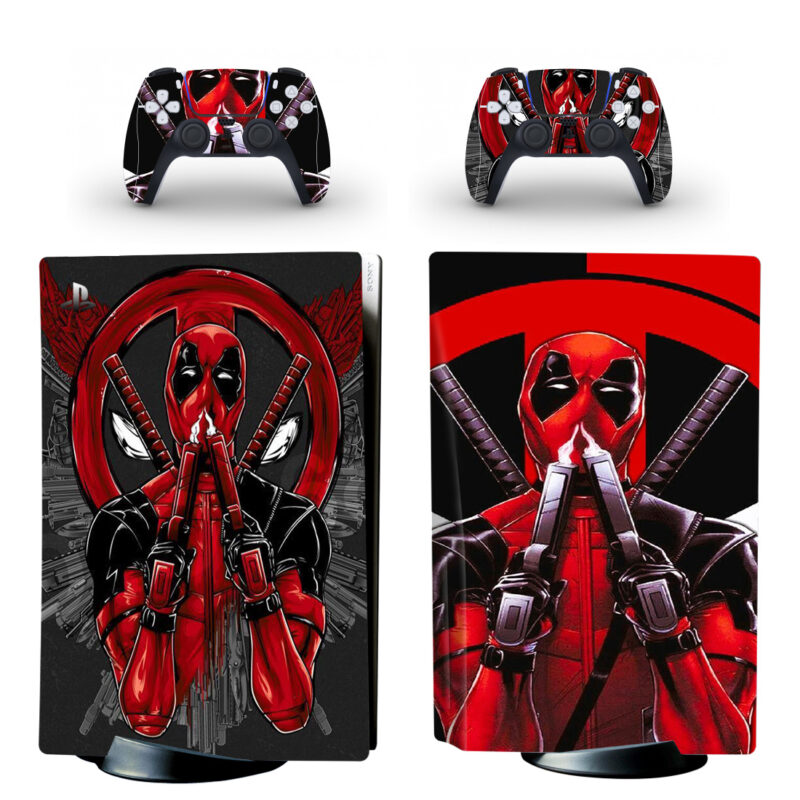 Deadpool PS5 Skin Sticker Decal