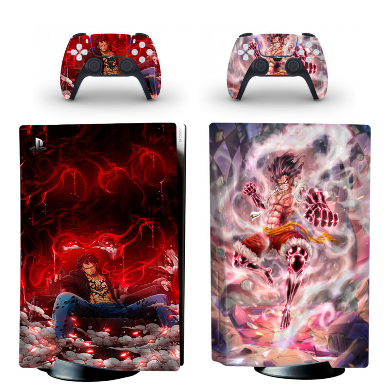 Luffy Gear 4 Snake Man PS5 Skin Sticker Decal