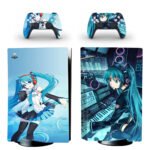 Hatsune Miku PS5 Skin Sticker Decal
