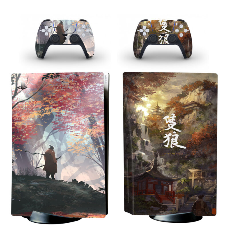 Sekiro Shadows Die Twice PS5 Skin Sticker Decal