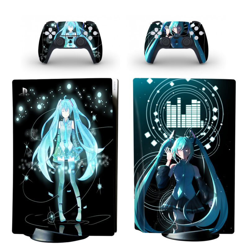 Hatsune Miku Skin Sticker Decal For PlayStation 5