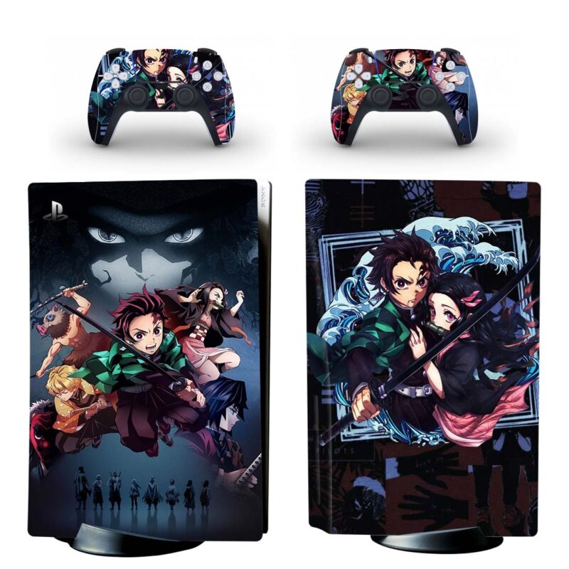 Anime Demon Slayer PS5 Skin Sticker Decal