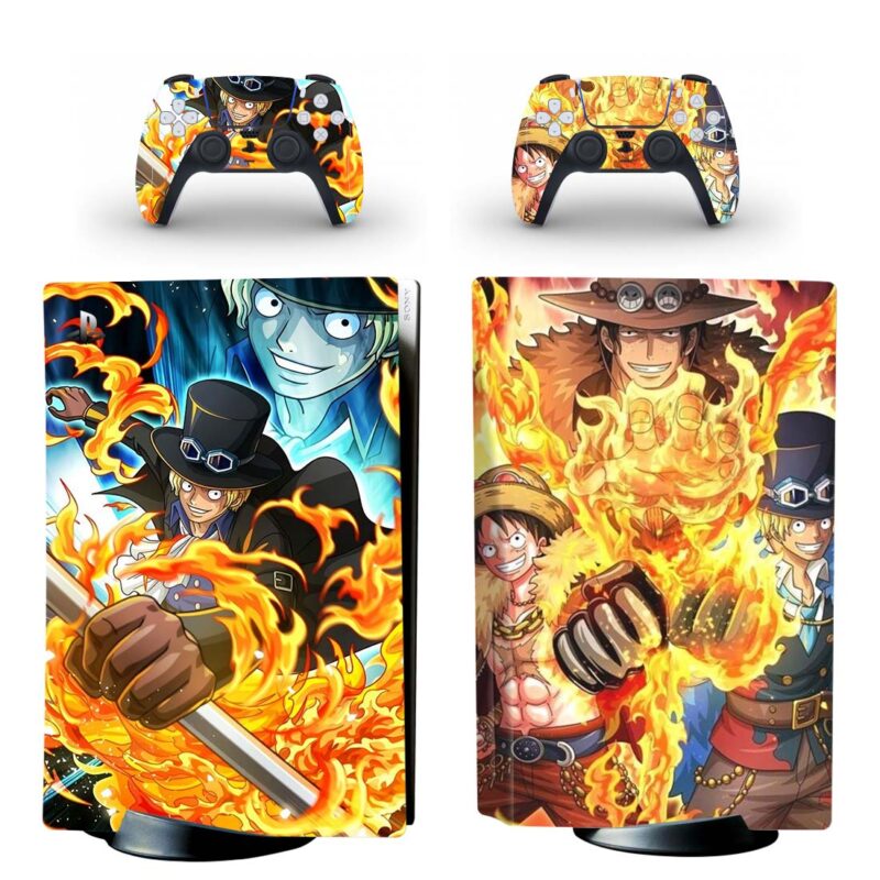 One Piece Luffy PS5 Skin Sticker Decal