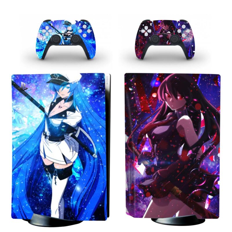 Cool Akame Ga Kill PS5 Skin Sticker Decal