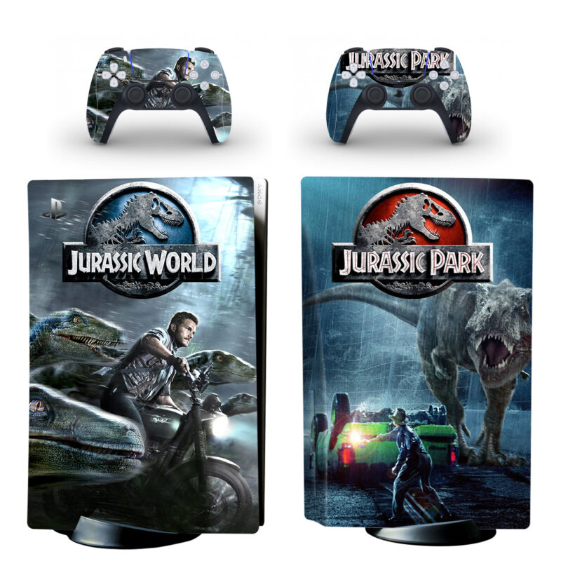 Jurassic Park PS5 Skin Sticker Decal