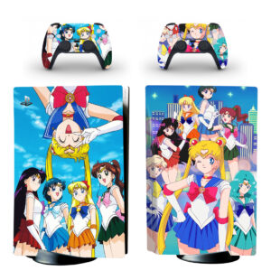 Sailor Scouts PS5 Skin Sticker Decal