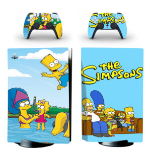 The Simpsons Skin Sticker Decal For PlayStation 5