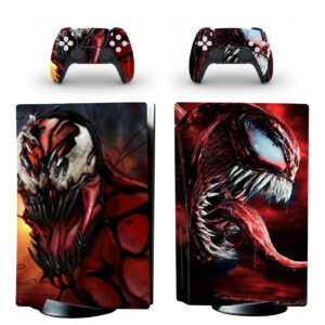 Red Venom PS5 Skin Sticker Decal