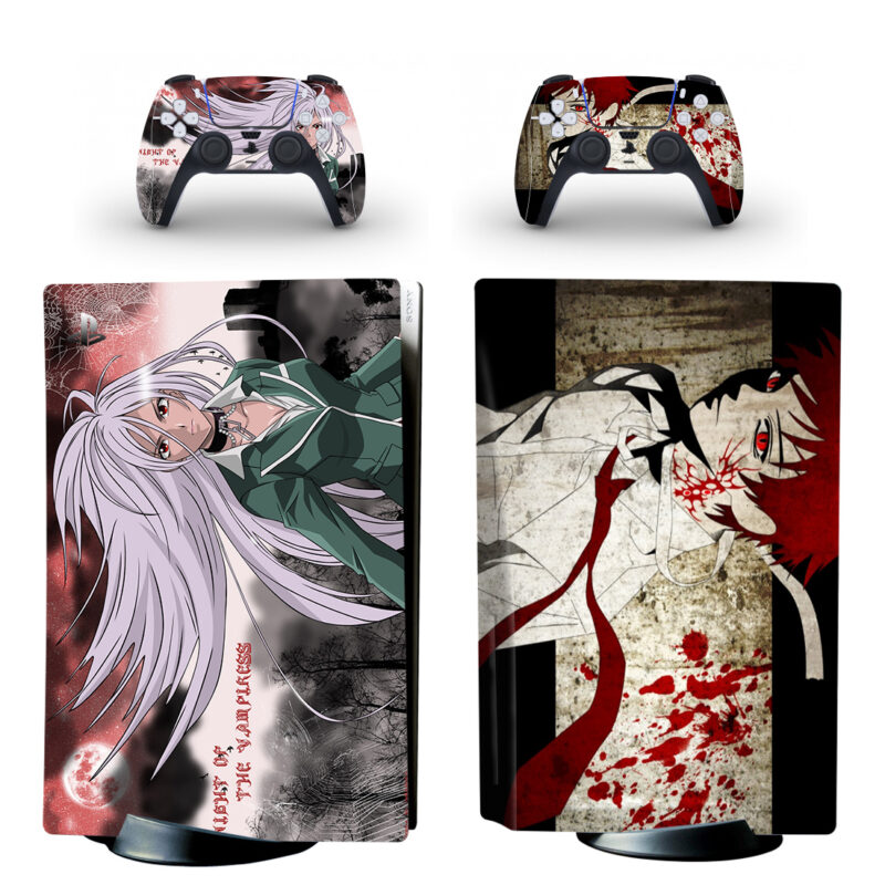 Rosario Vampire PS5 Skin Sticker Decal