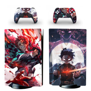 Demon Slayer Skin Sticker For PS5 Skin And Controllers