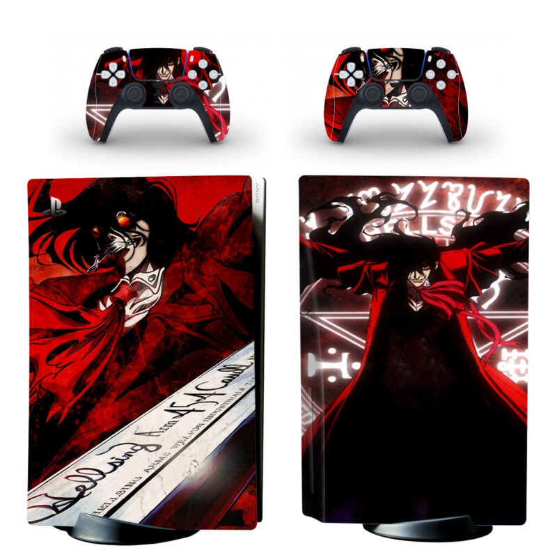 Hellsing Alucard PS5 Skin Sticker Decal