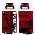 Deadpool PS5 Skin Sticker Decal Design 1