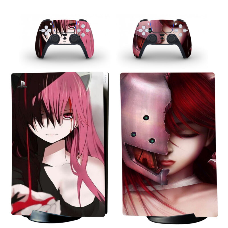 Elfen Lied Skin Sticker For PS5 Skin And Controllers