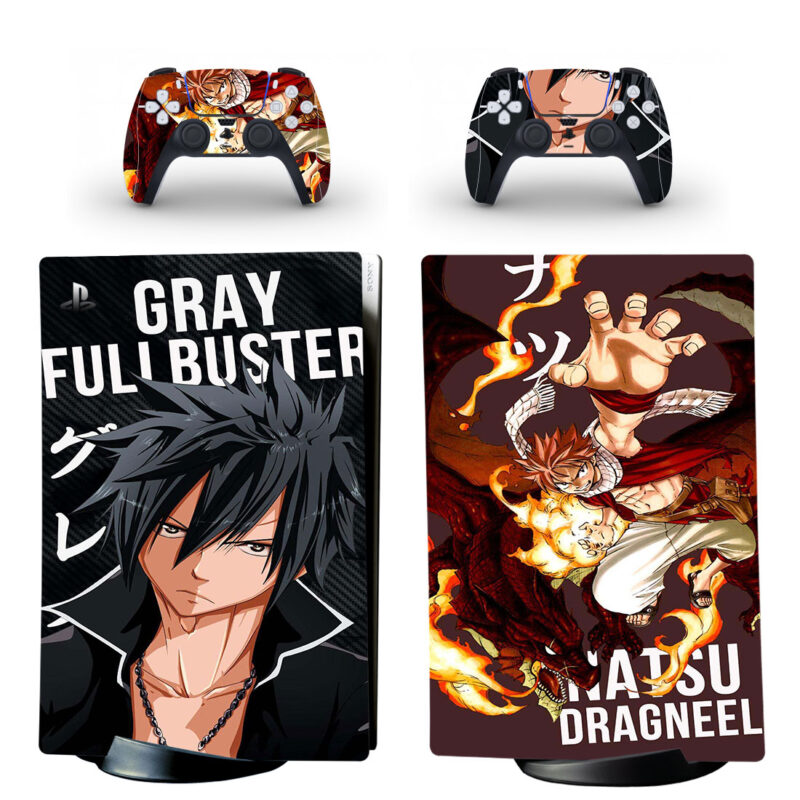 Natsu Dragneel PS5 Skin Sticker Decal