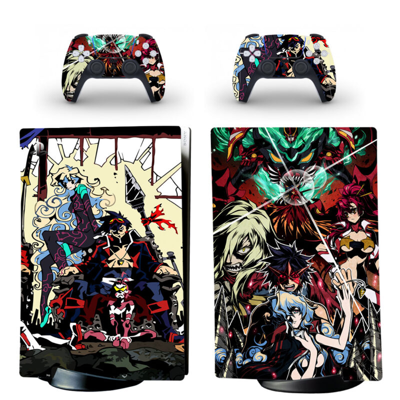 Gurren Lagann Tengen Toppa PS5 Skin Sticker Decal