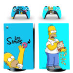 The Simpsons Skin Sticker For PS5 Skin And Controllers