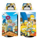 The Simpsons PS5 Skin Sticker Decal Design 1