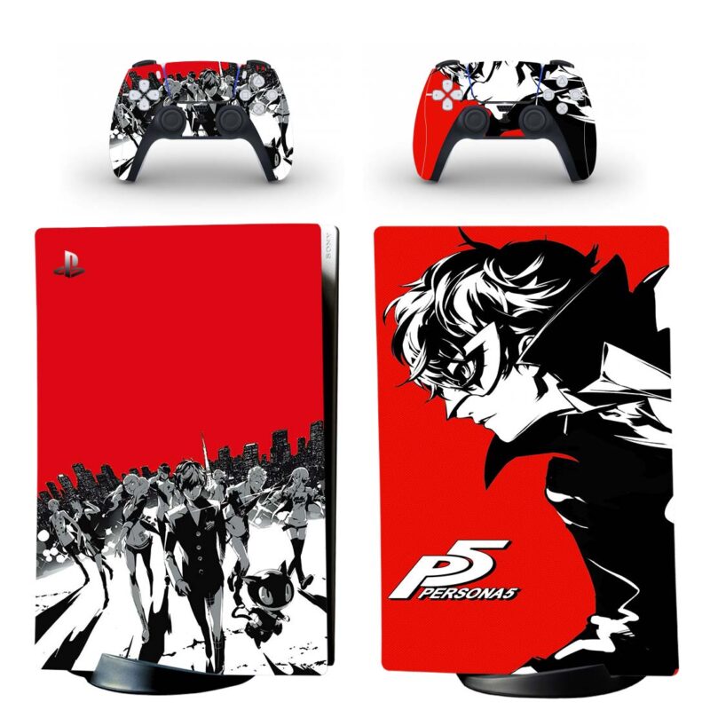 Persona 5 Skin Sticker For PS5 Skin And Controllers