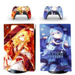 Never Settle Anime Skin Sticker For PS5 Skin And Controllers