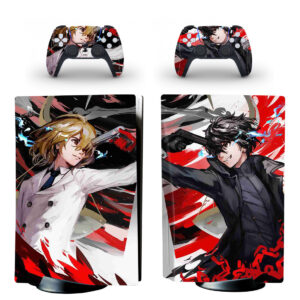 Fanart Persona 5 Akechi PS5 Skin Sticker Decal