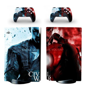 Civil War PS5 Skin Sticker Decal