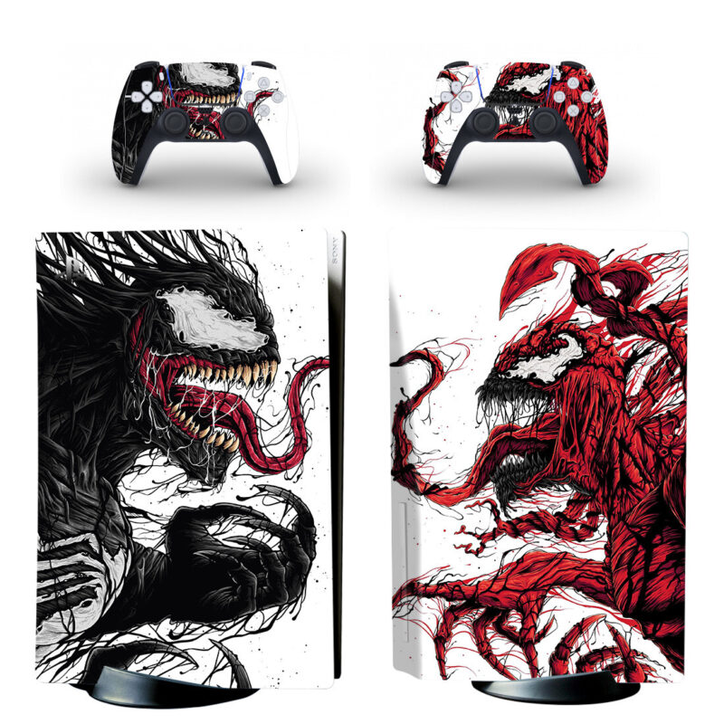 Carnage And Venom PS5 Skin Sticker Decal