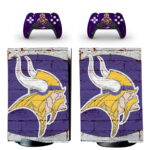 Minnesota Vikings Skin Sticker Decal For PlayStation 5