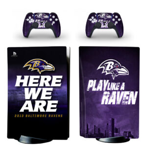 Play Like A Raven Skin Sticker Decal For PlayStation 5