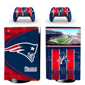 New England Patroits Skin Sticker Decal For PlayStation 5