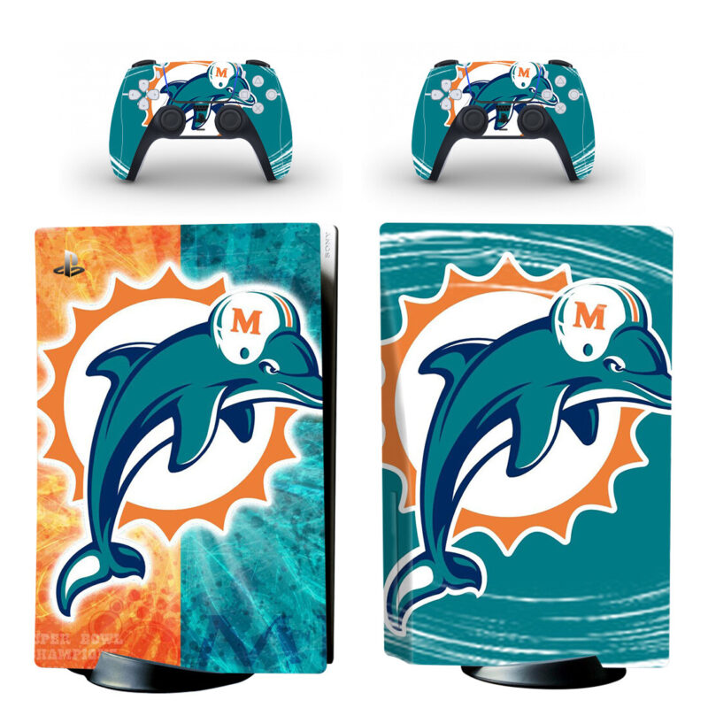 Dolphins PS5 Skin Sticker Decal