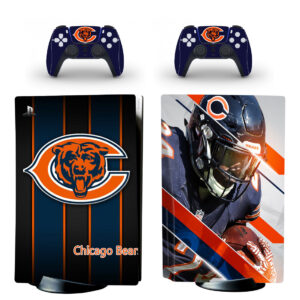 Chicago Bears Skin Sticker Decal For PlayStation 5