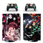 Demon Slayer Tanjiro And Muichiro PS5 Skin Sticker Decal