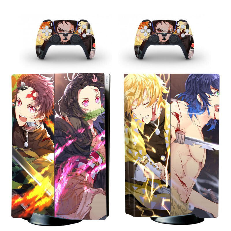 Demon Slayer Skin Sticker Decal For PlayStation 5 Design 2