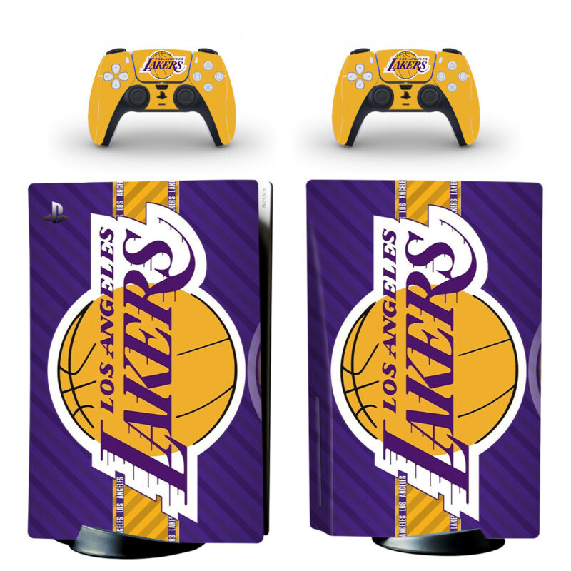 Los Angeles Lakers Skin Sticker Decal For PlayStation 5