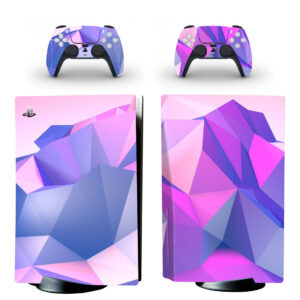 Geometric Pastel Pattern Skin Sticker Decal For PlayStation 5