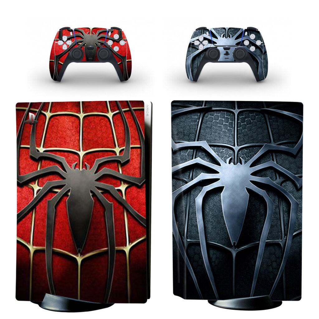 Spiderman Skin Sticker Decal For PlayStation 5