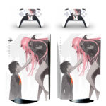 Zero Two And Hiro Skin Sticker Decal For PlayStation 5