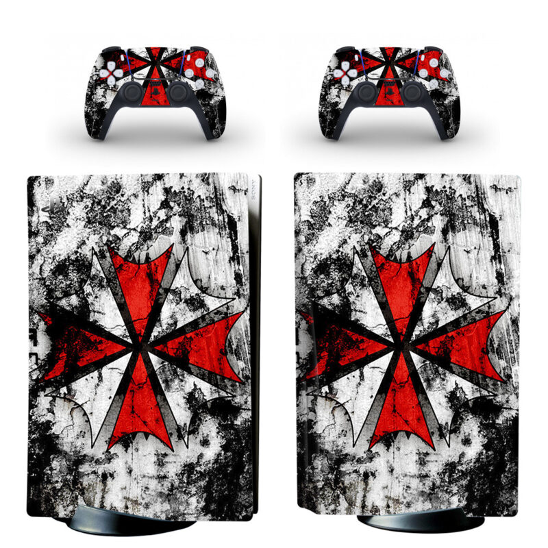 Resident Evil Skin Sticker Decal For PlayStation 5