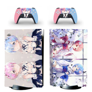 Re Zero Starting Life in Another World PS5 Skin Sticker Decal Design 2