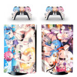 Re Zero Starting Life in Another World Skin Sticker For PS5 Skin And Controllers Design 1