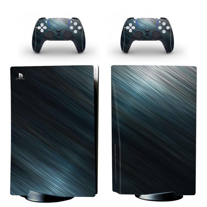 Black Gradient Skin Sticker Decal For PlayStation 5