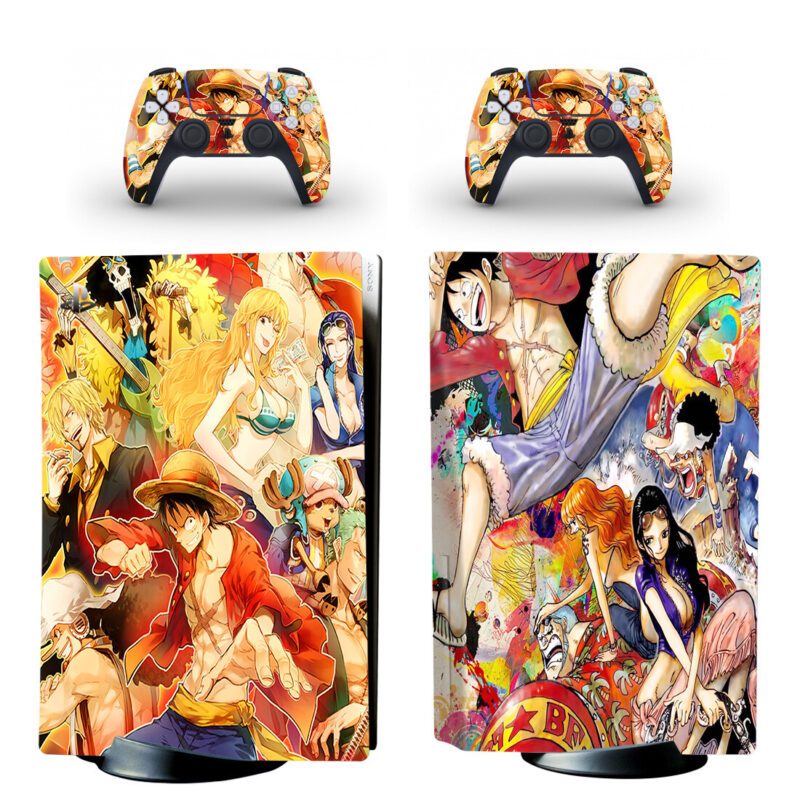 One Piece PS5 Skin Sticker Decal Design 1