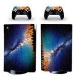 Galaxy with Nature PS5 Skin Sticker Decal