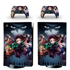 Demon Slayer PS5 Skin Sticker For PlayStation 5 And Controllers