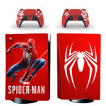 Spiderman Skin Sticker For PS5 Skin And Controllers