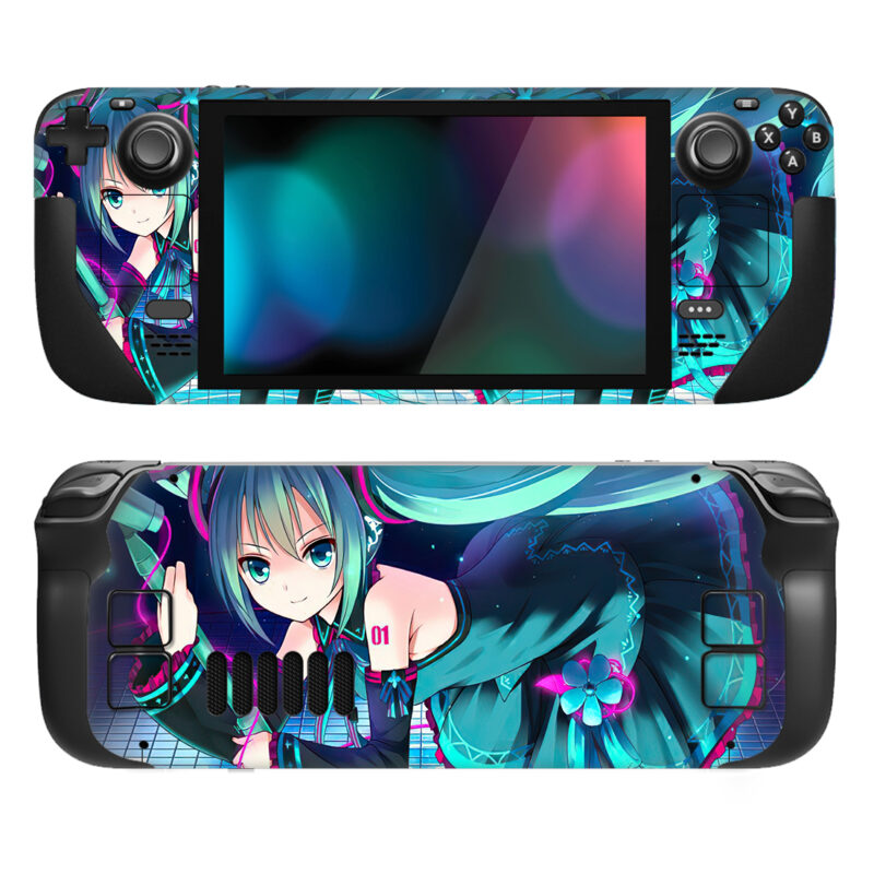 Hatsune Miku Skin Sticker Decal For Steam Deck