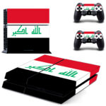 Iraq Flag Skin Sticker Decal For PS4 Controllers