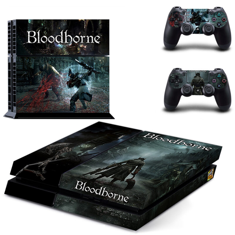 Bloodborne Skin Sticker For PS4 Skin And Two Controllers